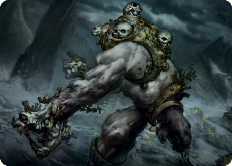 Skull Skaab Art Card [Innistrad: Crimson Vow Art Series] | Local Legends