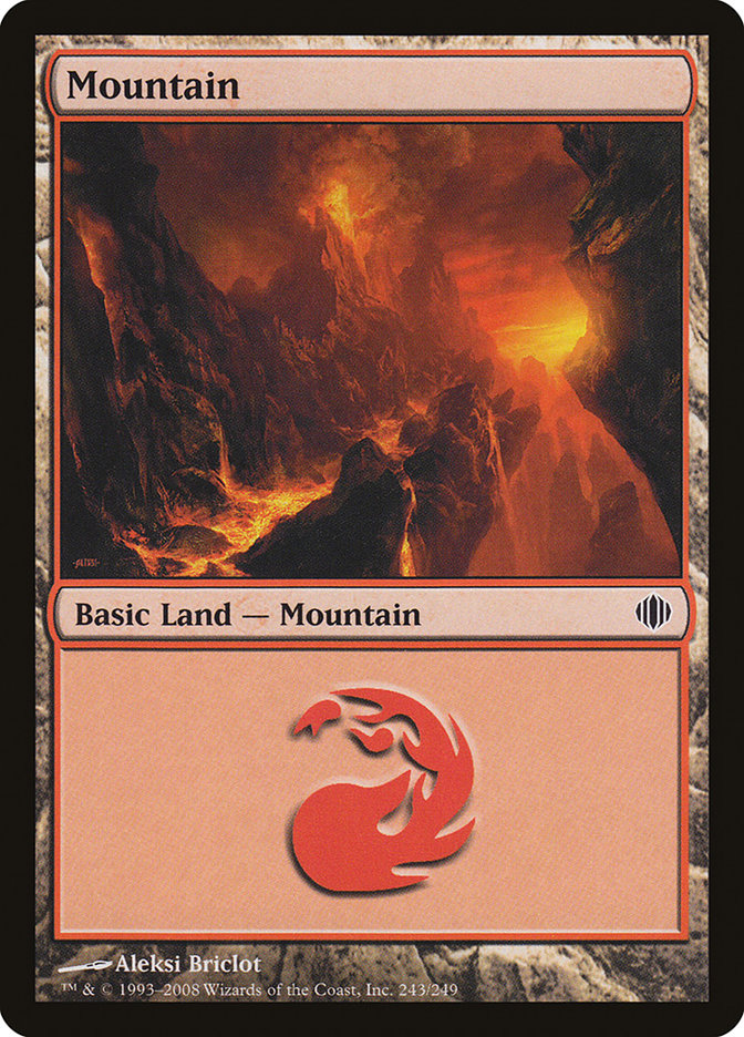 Mountain (243) [Shards of Alara] | Golgari Games