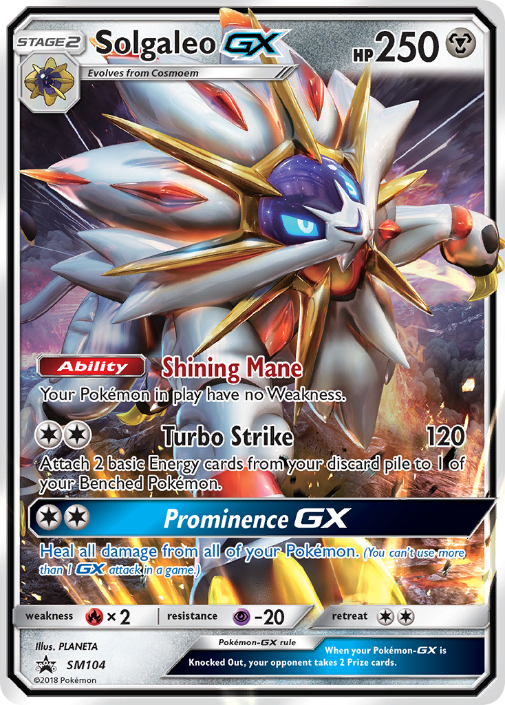 Solgaleo GX (SM104) [Sun & Moon: Black Star Promos] | Golgari Games