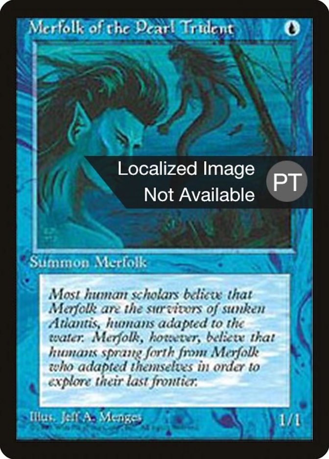 Merfolk of the Pearl Trident [Fourth Edition (Foreign Black Border)] | Golgari Games