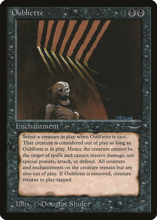 Oubliette (Dark Mana Cost) [Arabian Nights] | Local Legends