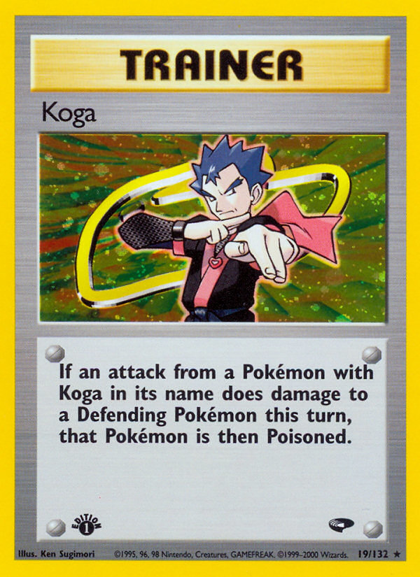 Koga (19/132) [Gym Challenge 1st Edition] | Golgari Games