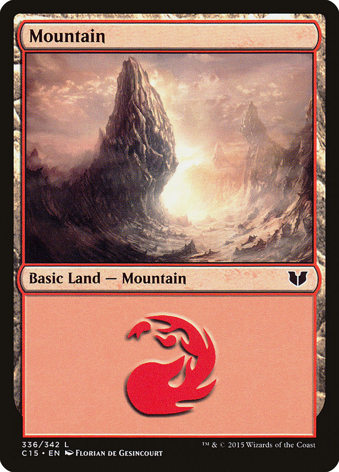 Mountain (336) [Commander 2015] | Local Legends
