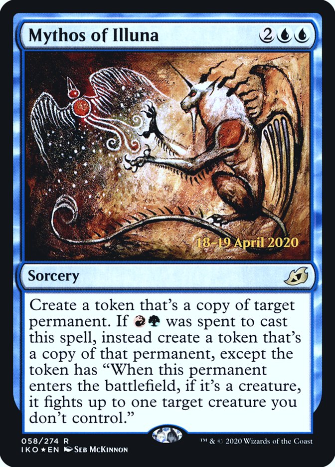 Mythos of Illuna [Ikoria: Lair of Behemoths Prerelease Promos] | Local Legends