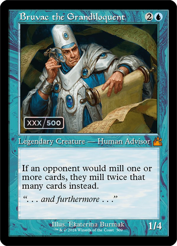 Bruvac the Grandiloquent (Retro) (Serialized) [Ravnica Remastered] | Local Legends