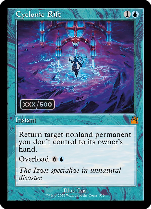 Cyclonic Rift (Retro) (Serialized) [Ravnica Remastered] | Local Legends