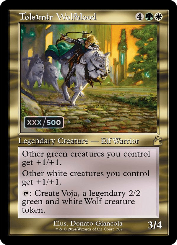 Tolsimir Wolfblood (Retro) (Serialized) [Ravnica Remastered] | Local Legends