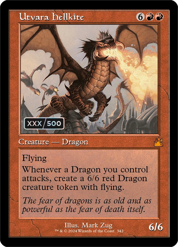 Utvara Hellkite (Retro) (Serialized) [Ravnica Remastered] | Local Legends