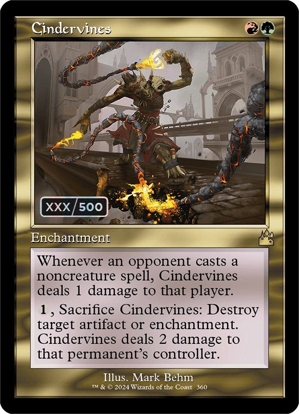 Cindervines (Retro) (Serialized) [Ravnica Remastered] | Local Legends