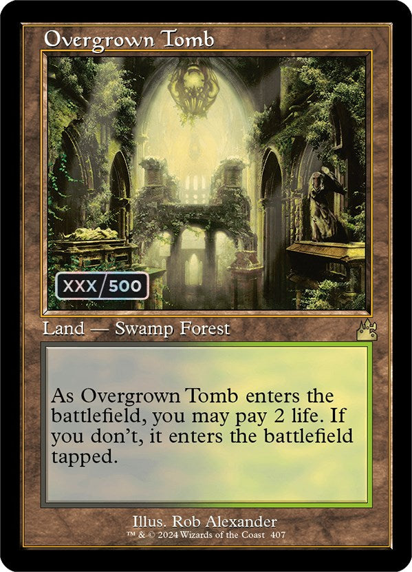 Overgrown Tomb (Retro) (Serialized) [Ravnica Remastered] | Local Legends