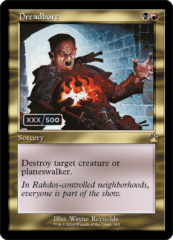 Dreadbore (Retro) (Serialized) [Ravnica Remastered] | Local Legends