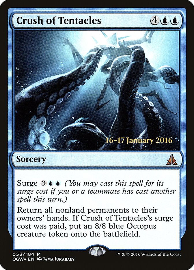Crush of Tentacles [Oath of the Gatewatch Prerelease Promos] | Local Legends