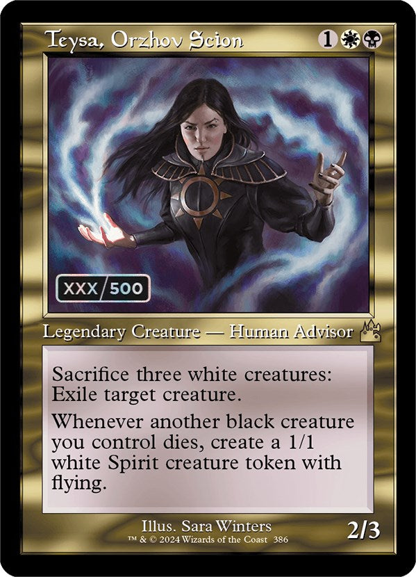 Teysa, Orzhov Scion (Retro) (Serialized) [Ravnica Remastered] | Local Legends