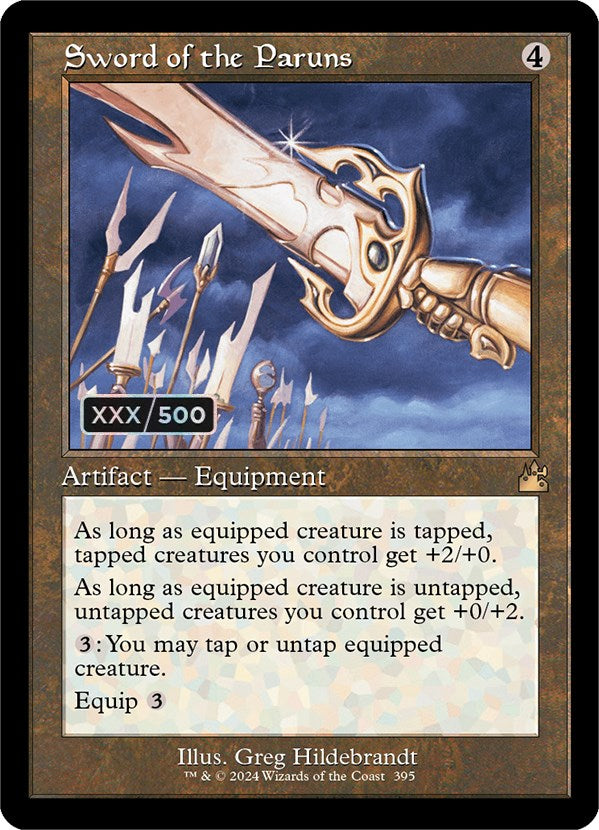 Sword of the Paruns (Retro) (Serialized) [Ravnica Remastered] | Local Legends