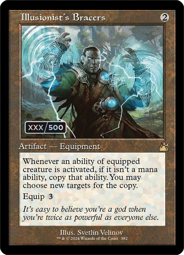 Illusionist's Bracers (Retro) (Serialized) [Ravnica Remastered] | Local Legends