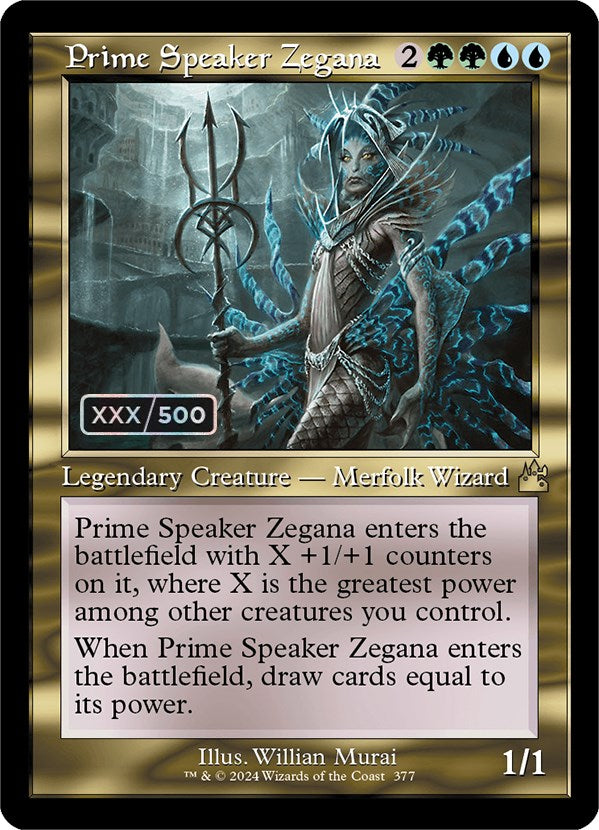 Prime Speaker Zegana (Retro) (Serialized) [Ravnica Remastered] | Local Legends