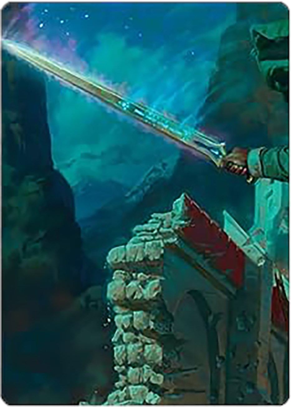 Anduril, Narsil Reforged Art Card [The Lord of the Rings: Tales of Middle-earth Art Series] | Golgari Games