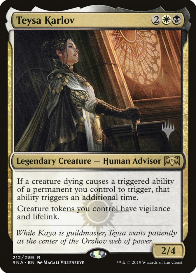 Teysa Karlov (Promo Pack) [Ravnica Allegiance Promos] | Golgari Games