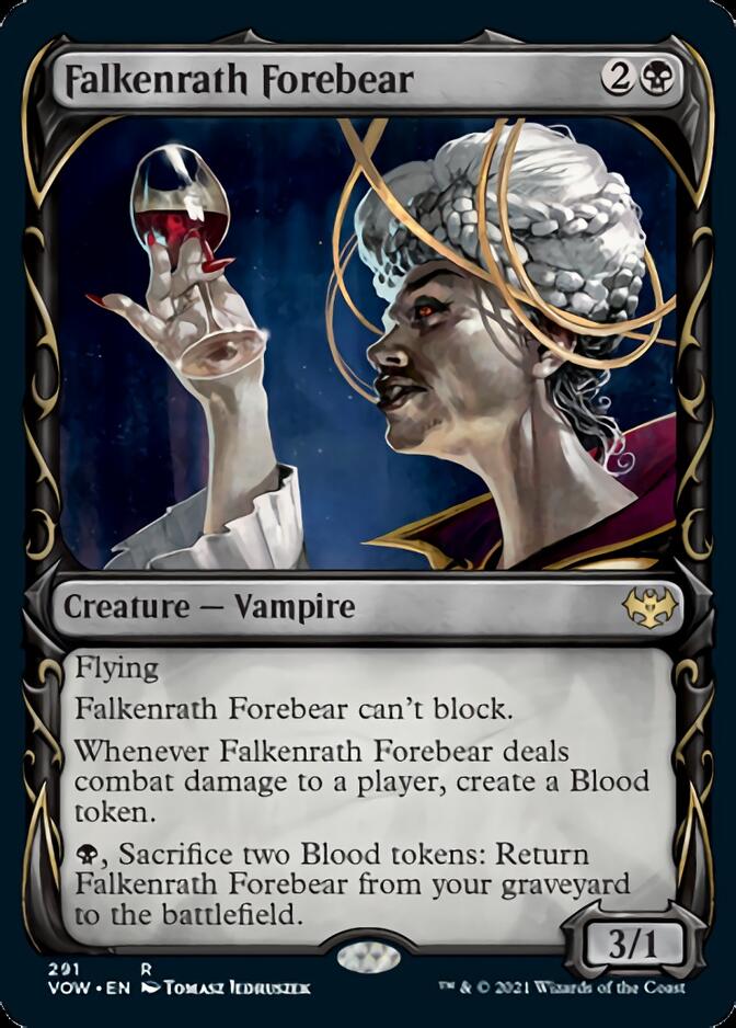 Falkenrath Forebear (Showcase Fang Frame) [Innistrad: Crimson Vow] | Local Legends