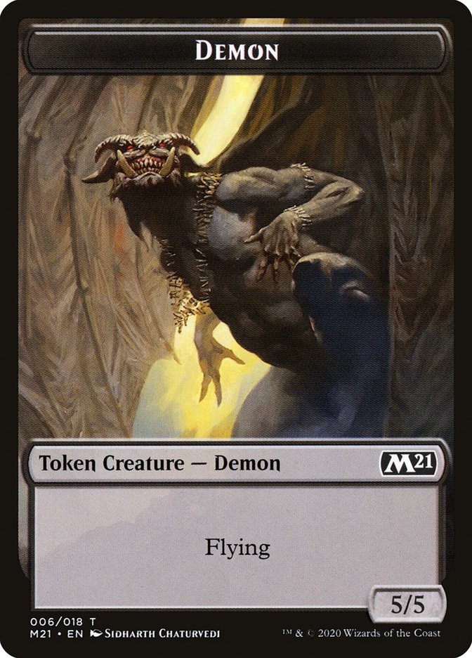 Demon Token [Core Set 2021 Tokens] | Local Legends