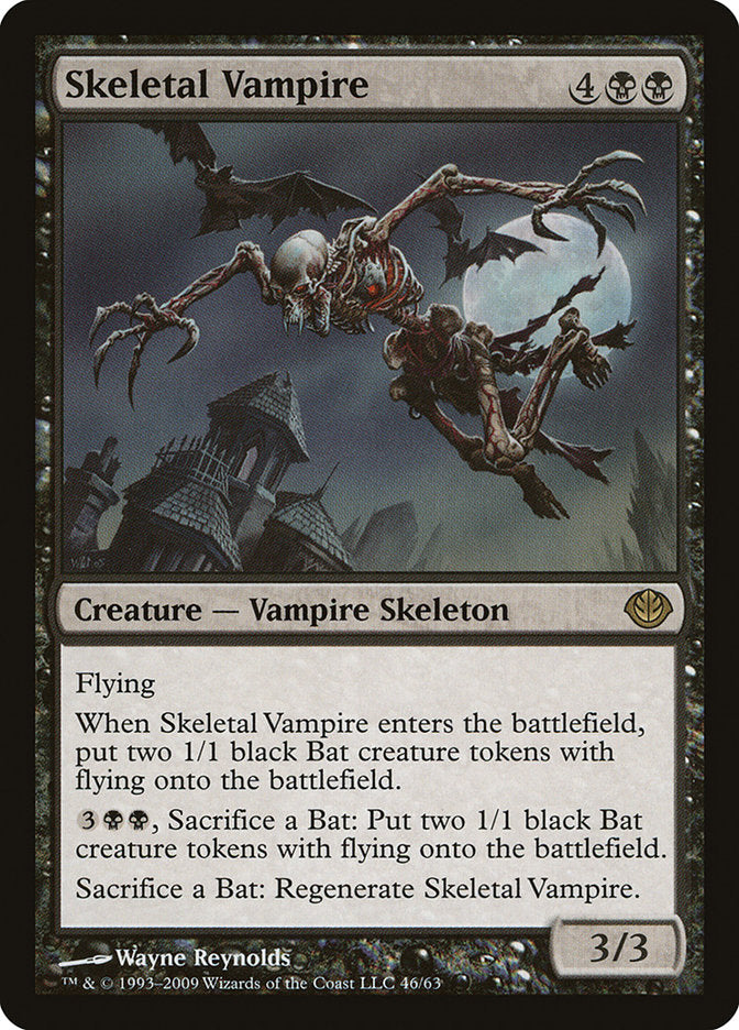 Skeletal Vampire [Duel Decks: Garruk vs. Liliana] | Golgari Games