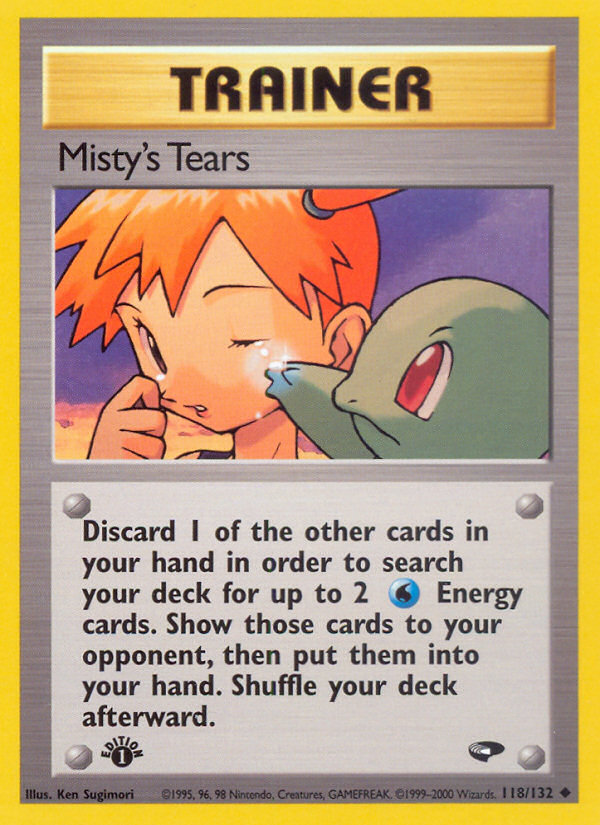 Misty's Tears (118/132) [Gym Challenge 1st Edition] | Golgari Games