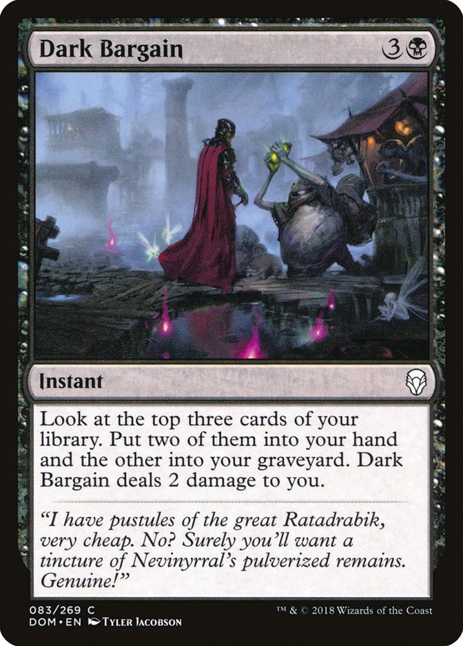 Dark Bargain [Dominaria] | Local Legends