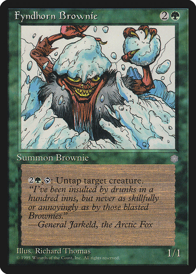 Fyndhorn Brownie [Ice Age] | Golgari Games