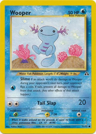 Wooper (71/75) [Neo Discovery Unlimited] | Golgari Games