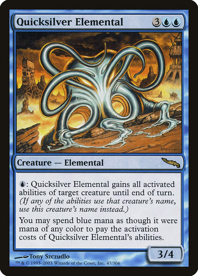 Quicksilver Elemental [Mirrodin] | Local Legends