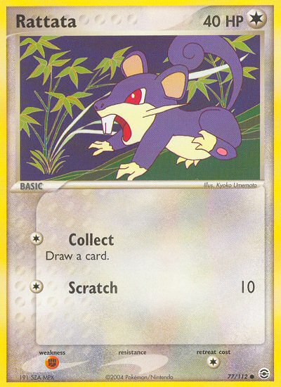 Rattata (77/112) [EX: FireRed & LeafGreen] | Golgari Games