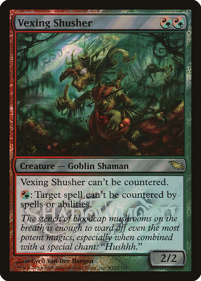 Vexing Shusher (Launch) [Shadowmoor Promos] | Golgari Games