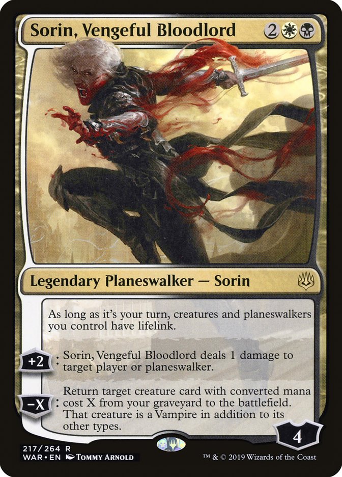 Sorin, Vengeful Bloodlord [War of the Spark] | Local Legends