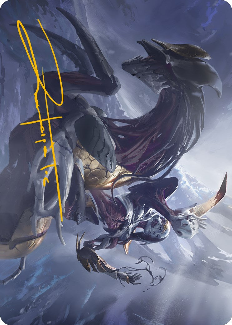 Ria Ivor, Bane of Bladehold Art Card (Gold-Stamped Signature) [Phyrexia: All Will Be One Art Series] | Local Legends