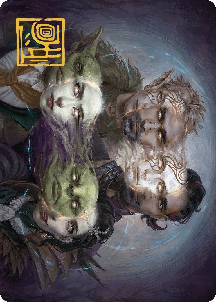 Illicit Masquerade Art Card (Gold-Stamped Signature) [Murders at Karlov Manor Art Series] | Golgari Games