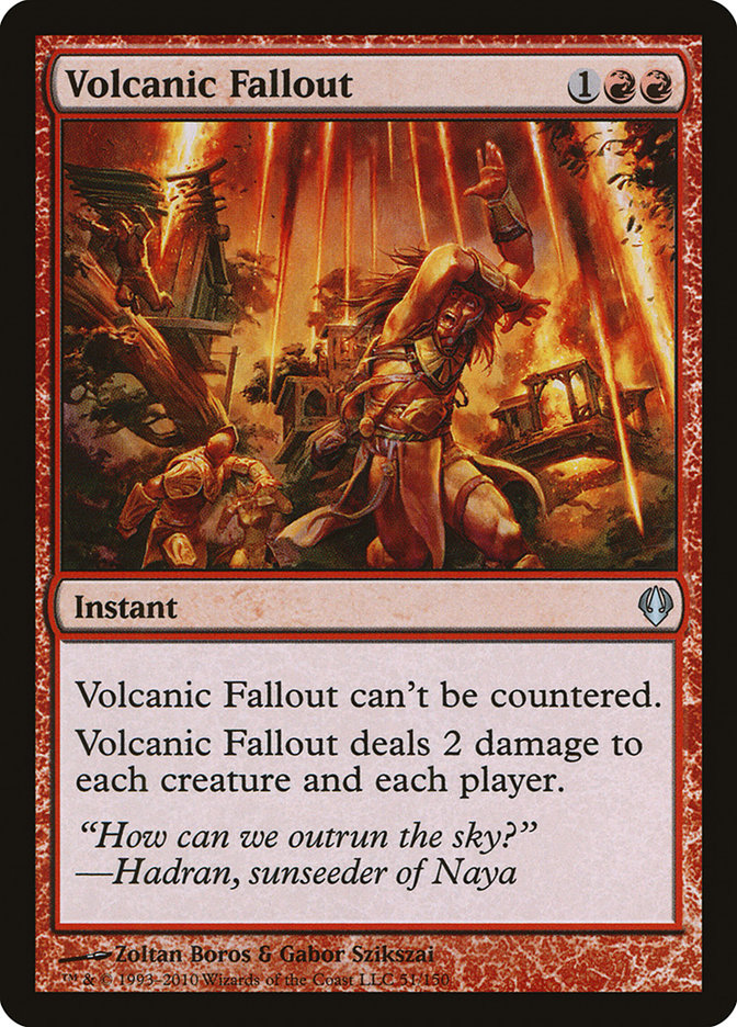 Volcanic Fallout [Archenemy] | Golgari Games