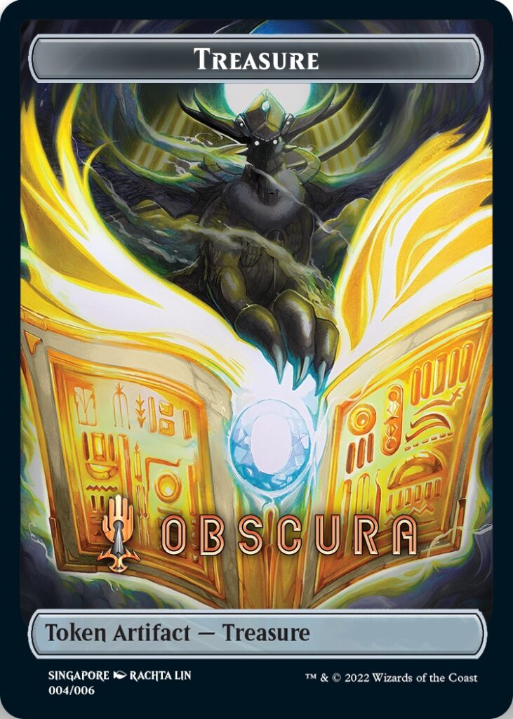 Treasure Token (Obscura) (Southeast Asia Artists) [Streets of New Capenna Tokens] | Local Legends