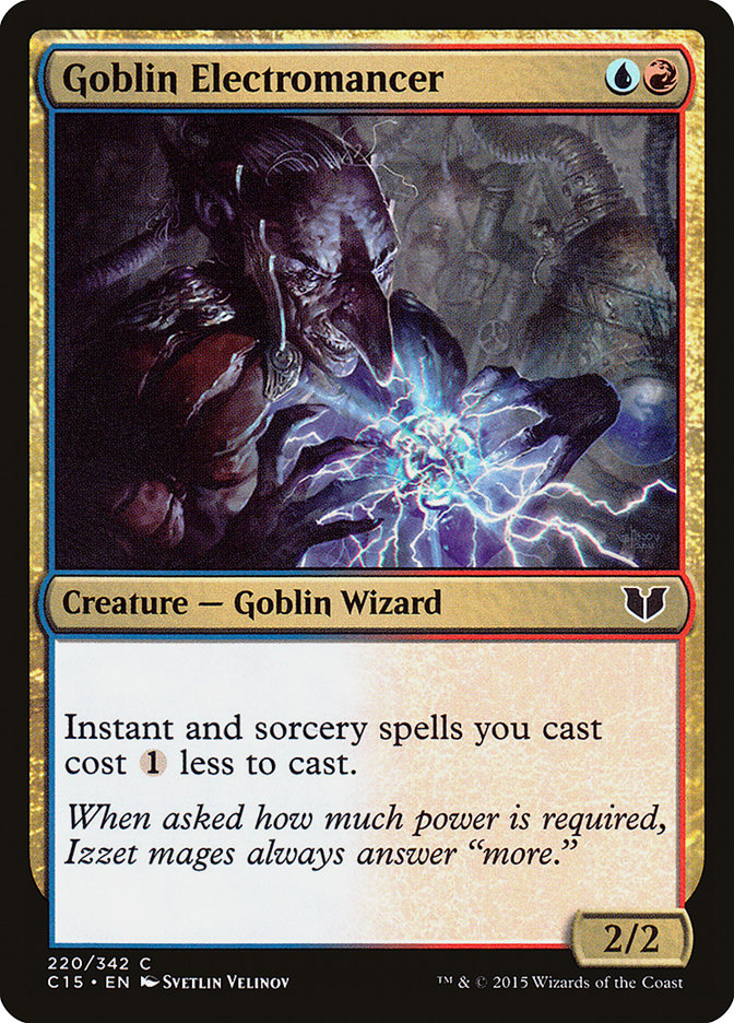 Goblin Electromancer [Commander 2015] | Golgari Games