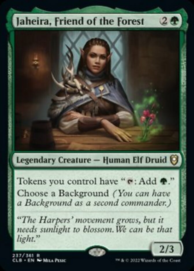 Jaheira, Friend of the Forest [Commander Legends: Battle for Baldur's Gate] | Golgari Games