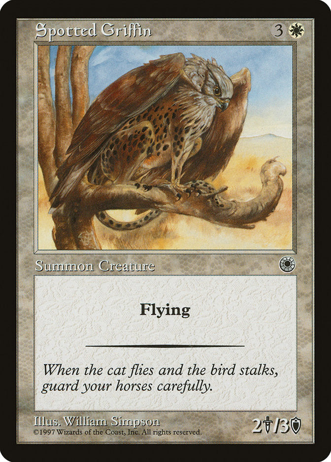 Spotted Griffin [Portal] | Golgari Games