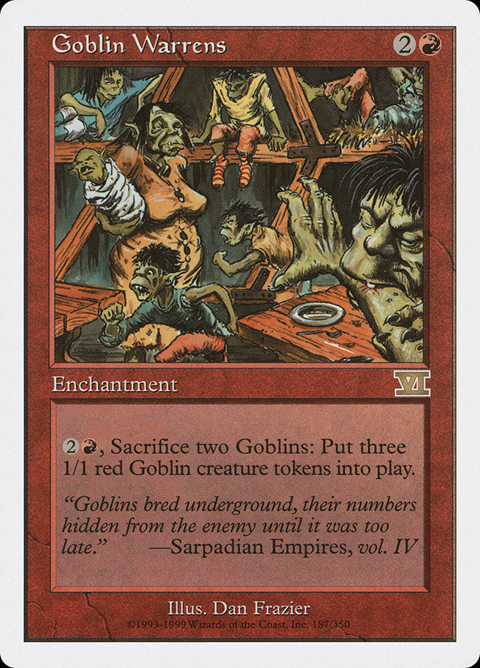 Goblin Warrens [Classic Sixth Edition] | Golgari Games