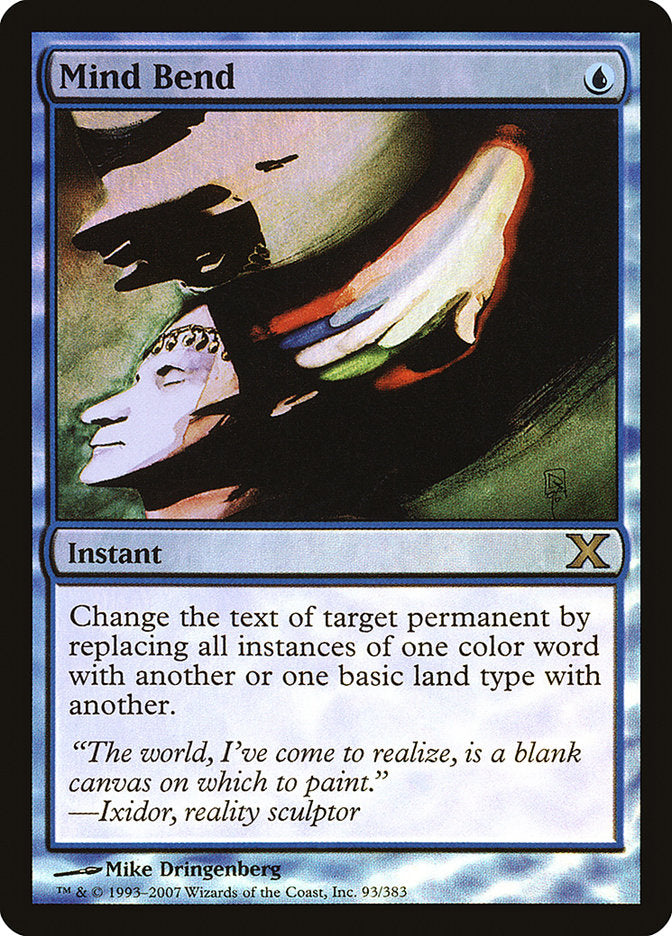Mind Bend (Premium Foil) [Tenth Edition] | Local Legends