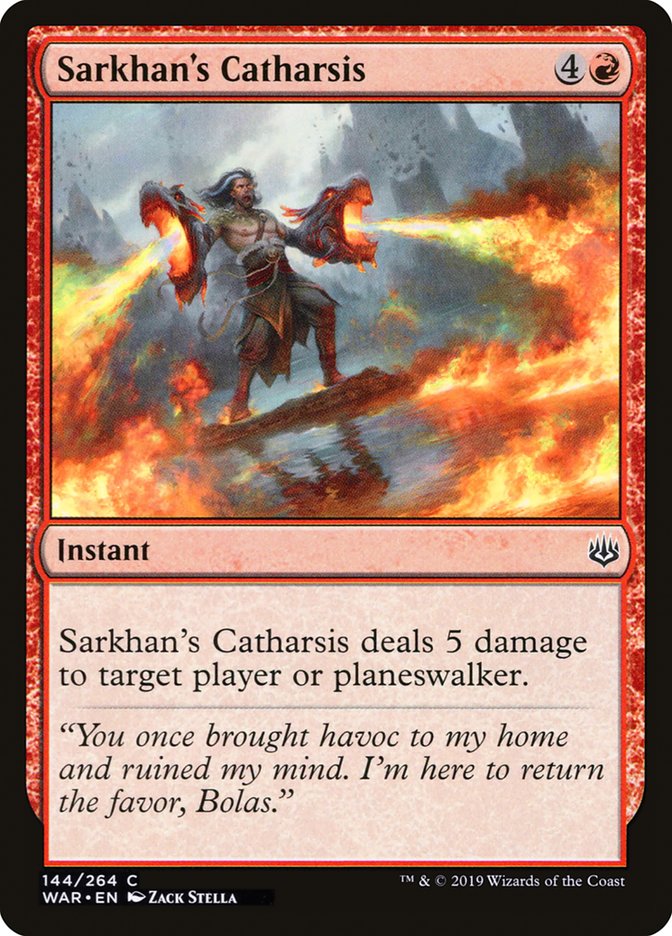 Sarkhan's Catharsis [War of the Spark] | Local Legends