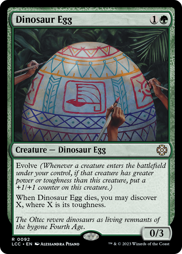 Dinosaur Egg [The Lost Caverns of Ixalan Commander] | Golgari Games