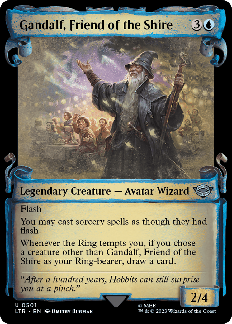 Gandalf, Friend of the Shire [The Lord of the Rings: Tales of Middle-Earth Showcase Scrolls] | Golgari Games