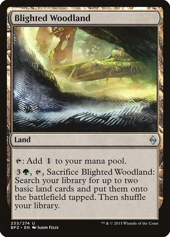Blighted Woodland [Battle for Zendikar] | Local Legends