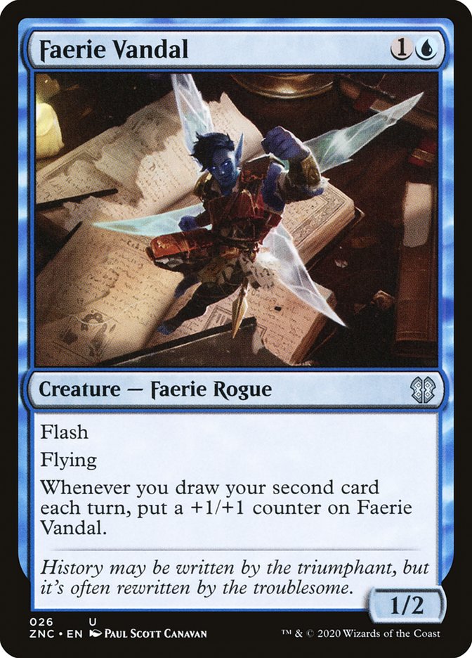 Faerie Vandal [Zendikar Rising Commander] | Local Legends