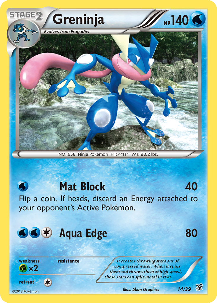 Greninja (14/39) [XY: Kalos Starter Set] | Golgari Games