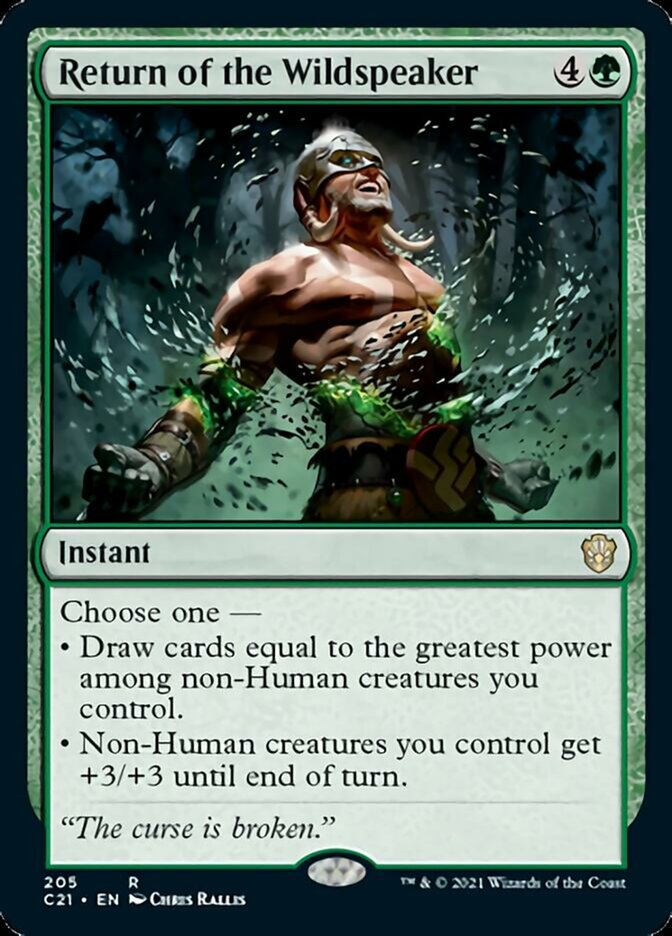 Return of the Wildspeaker [Commander 2021] | Local Legends