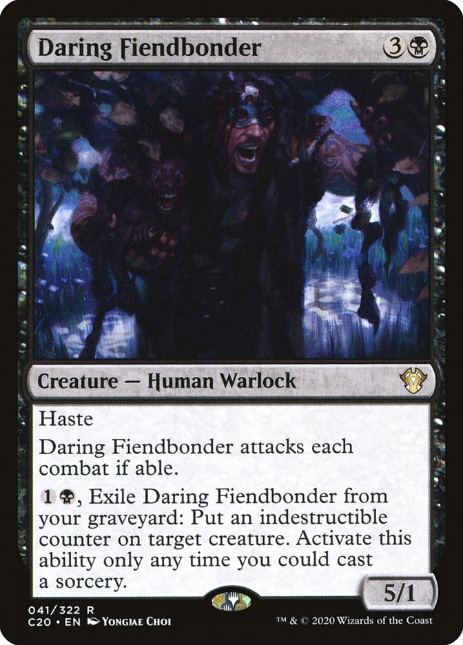 Daring Fiendbonder [Commander 2020] | Local Legends